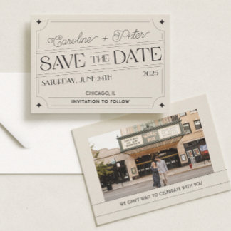 Vintage-Geïnspireerde Luciferdoosjes "Save the Dat Save The Date