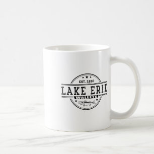 Vintage geïnspireerde Walleye vissen Lake Erie Koffiemok