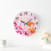 Vintage Geisha Collage Grote Klok (Huis)