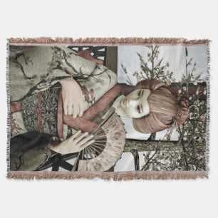 Vintage Geisha Deken