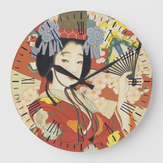 Vintage Geisha Grote Klok (Voorkant)