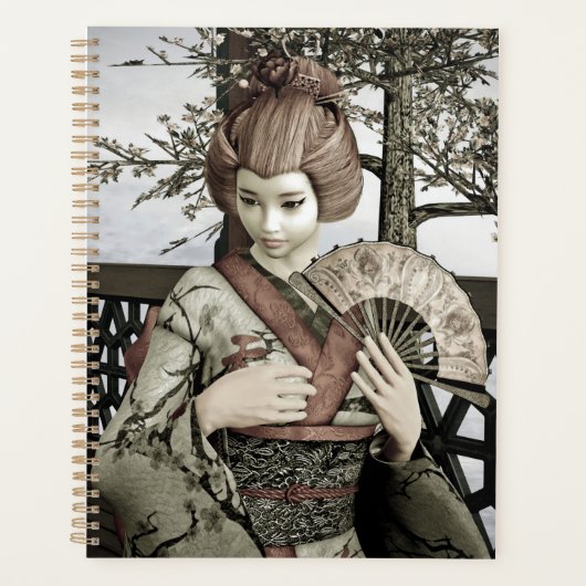 Vintage Geisha Planner (Voorkant)