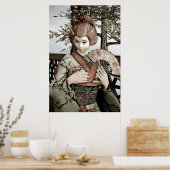 Vintage Geisha Poster (Keuken)
