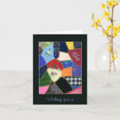 Vintage Gek Dekbed Gepersonaliseerde Notecard - Kaart (Gele Bloem)