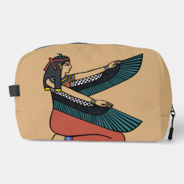 Vintage Gekleurde Godin Isis Maat Toilettasje