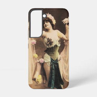 Vintage gekostumeerde danser samsung galaxy hoesje