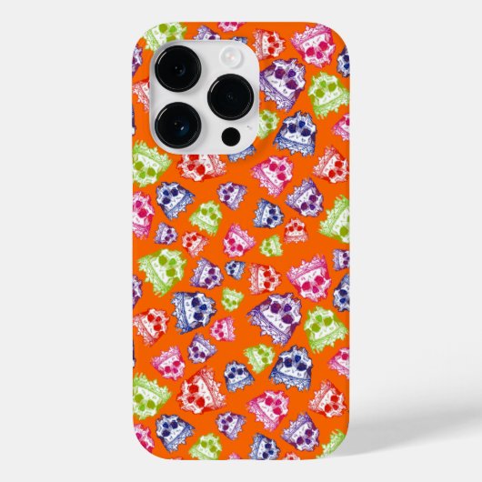 Vintage gekroonde schedels Case-Mate iPhone case (Achterkant)