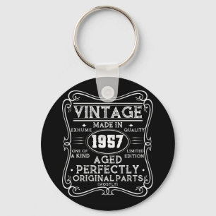Vintage gemaakt in 1957 Retro Classic Sleutelhanger