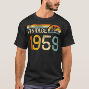 Vintage gemaakt in 1959 63rd Birthday Gift Retro C T-shirt