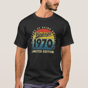 Vintage gemaakt in 1970 Retro 51 jaar oud 51 jaar T-shirt