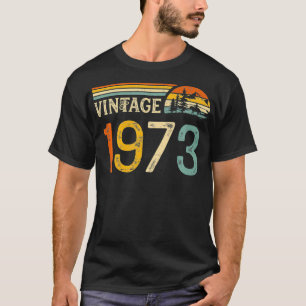 Vintage gemaakt in 1973 49e verjaardag Gift Retro  T-shirt