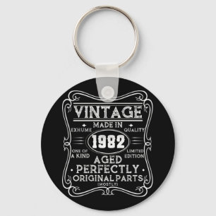 Vintage gemaakt in 1982 Retro Classic Sleutelhanger