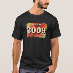 Vintage gemaakt in 2009 Bord oorspronkelijke onder T-shirt