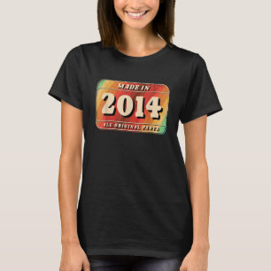 Vintage gemaakt in 2014 Bord voor oorspronkelijke T-shirt
