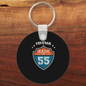 Vintage gemaakt op 55.1955 sleutelhanger (Voorkant)