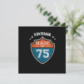 Vintage gemaakt op 75.1975 kaart (Staand voorkant)