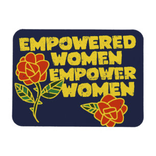 Vintage Gemachtigde Vrouwen Maken Vrouwen Sterk Fe Magneet