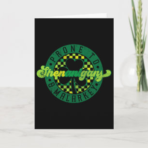 Vintage Geneigd Tot Streken En Onzin St Patrick Kaart