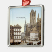 Vintage - Gent, België Metalen Ornament (Links)