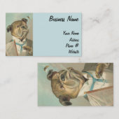 Vintage Gentleman Dog Visitekaartje (Voorkant / Achterkant)