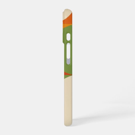 Vintage Geometric Composition iPhone 16 Hoesje (Linkerkant)