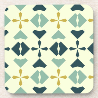 Vintage Geometric Pattern Bier Onderzetter
