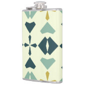 Vintage Geometric Pattern Heupfles (Links)