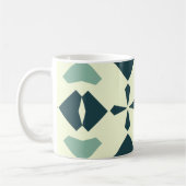Vintage Geometric Pattern Koffiemok (Links)