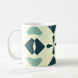 Vintage Geometric Pattern Koffiemok