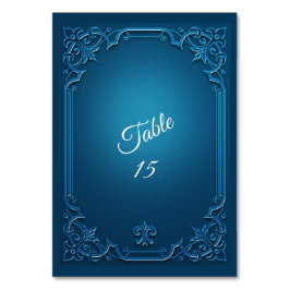 Vintage Geometrische Turquoise Trouwfeest Kaart