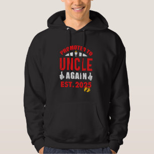 Vintage gepromoveerd tot Uncle Again 2025 Hoodie