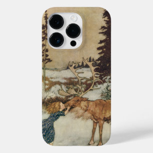Vintage Gerda en rendiervis van Edmund Dulac Case-Mate iPhone Case