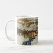 Vintage Gerda en rendiervis van Edmund Dulac Koffiemok (Links)