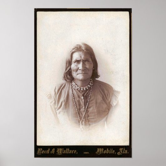 Vintage Geronimo Poster (Voorkant)