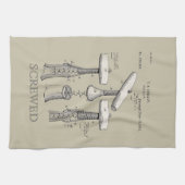 Vintage Geschroefde Kurketrekkers Bar handdoek (Horizontaal)