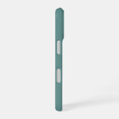 Vintage gestileerde koraal iPhone 16 hoesje (Rechterkant)