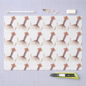 Vintage gestileerde tekening van een inktvis #1 tissuepapier (Craft)