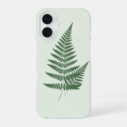 Vintage gestileerde varens iPhone 16 hoesje (Achterkant)