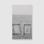 Vintage gestreepte strandstoelen (Voorkant)