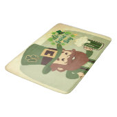 Vintage gestyleerde St. Patrick's Day Badmat (Gekanteld)