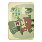 Vintage gestyleerde St. Patrick's Day Badmat (Voorkant Verticaal)