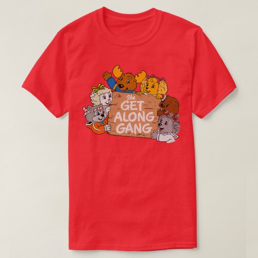Vintage Get Along Gang T-shirt (Design voorkant)