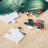Vintage Getatoeëerde Militair Vrouw Legpuzzel (Zijkant)