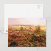 Vintage Gettysburg Cyclorama Paul Philippoteaux Briefkaart (Voorkant / Achterkant)