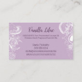 Vintage geurscenten visitekaartje (Achterkant)