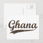 Vintage Ghana Briefkaart (Voorkant / Achterkant)