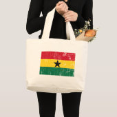 Vintage Ghana Grote Tote Bag (Voorkant (product))