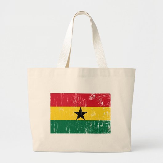 Vintage Ghana Grote Tote Bag (Voorkant)
