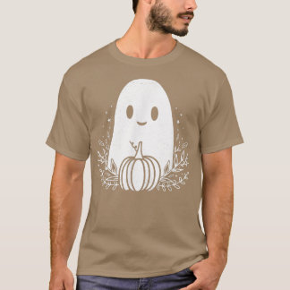 Vintage Ghost Autumn Herfst Halloween T-shirt