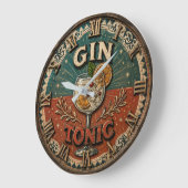 Vintage Gin & Tonic Cocktail Grote Klok (Hoek)
